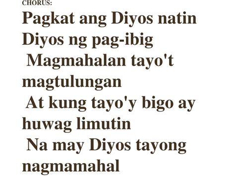 Tagalog Sermon Tungkol Sa Pag Ibig Ng Diyos