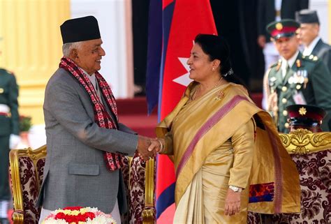 Nepal's newly elected president takes oath of office