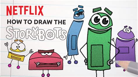 Draw the StoryBots with Me! 🖍️ Netflix Jr - YouTube