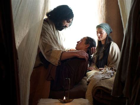 Jesus heals Simon Peter's mother-in-law and many others in Capernaum ...