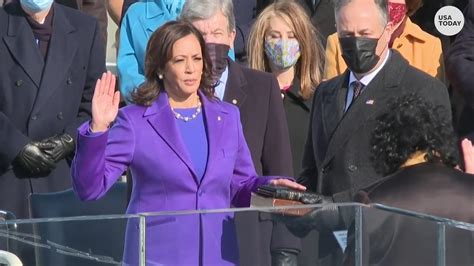 Inauguration Day: Kamala Harris takes oath of office