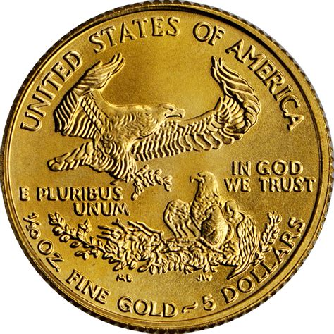 Value of 1986 $5 Gold Coin | Sell .10 OZ American Gold Eagle