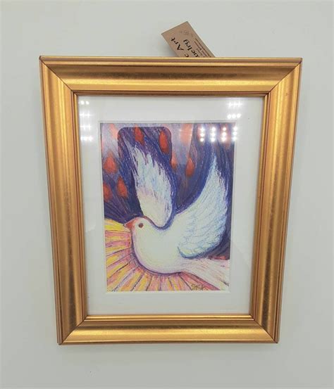 Holy Spirit Blue Dove Painting - Etsy