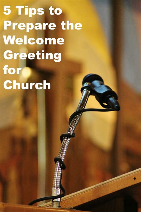 How to Say the Welcome Greeting at a church | Christian minsitry ...