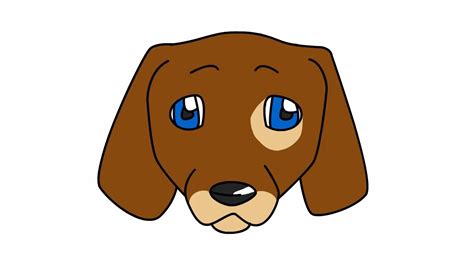 Simple Dog Face Drawing at GetDrawings | Free download