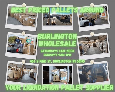 Burlington Wholesale - Liquidation Map