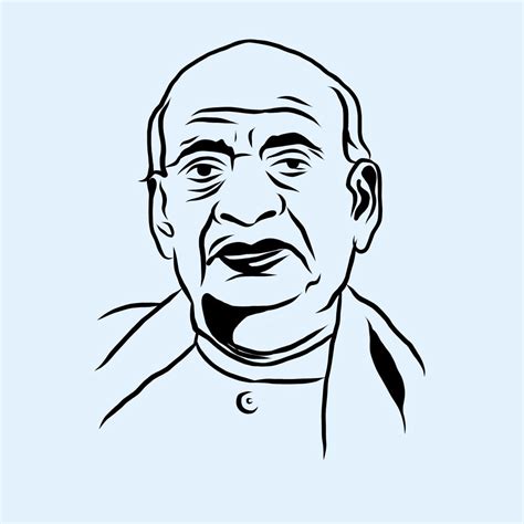 Sardar Vallabhbhai Patel illustration - PixaHive