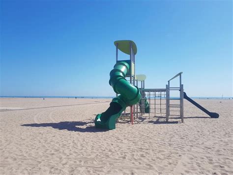 Premium Photo | Play equipement on the beach