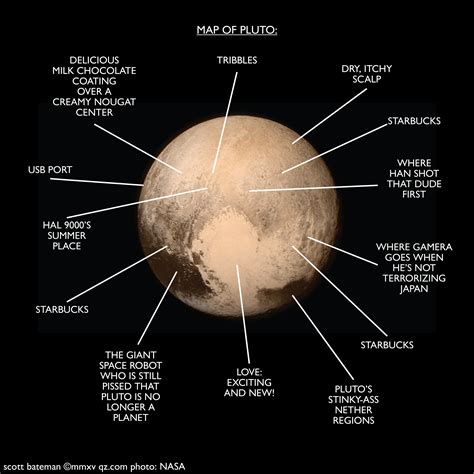 Official map of Pluto — Quartz