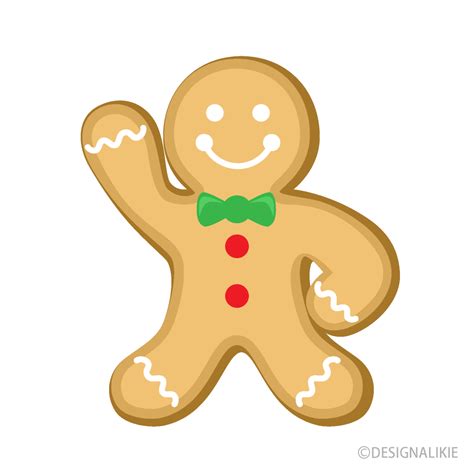 Happy Birthday Gingerbread Man Clipart