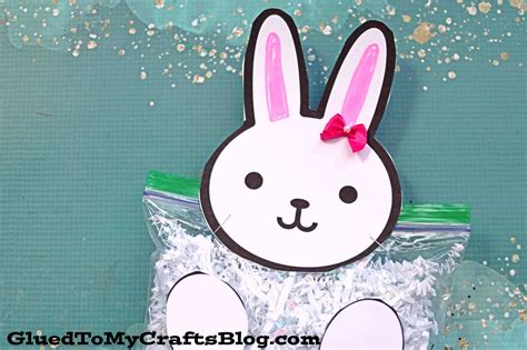 Crinkle Paper Bunny Craft Idea