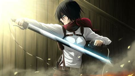 Live Wallpaper 4K Mikasa Ackerman - YouTube