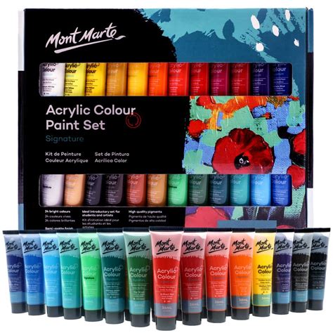 Buy MONT MARTE Acrylic Paint Set 24pcex36ml Online at desertcartOMAN