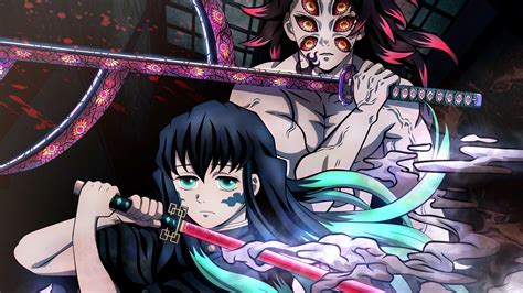 Muichiro Tokito And Kokushibo Kimetsu No Yaiba Wallpapers Anime Demon ...