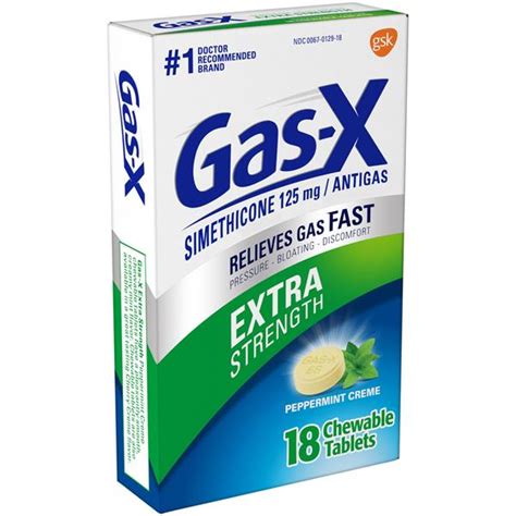 Gas-X Chewables Tablets Peppermint Creme Extra Strength | Hy-Vee Aisles ...