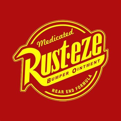 Rust-eze Bumper Ointment T-Shirt - "Lightning McQueen here... and I use ...