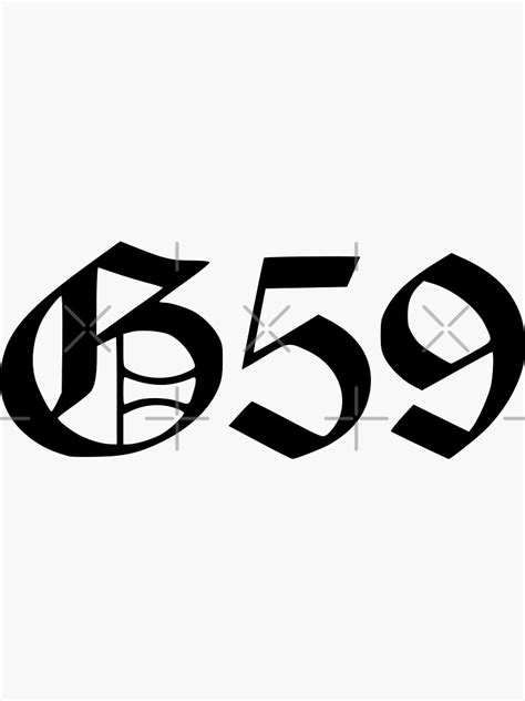 G59 Logo Tattoo Stickers Funny Tattoos and Memes Perfect for Fans ...