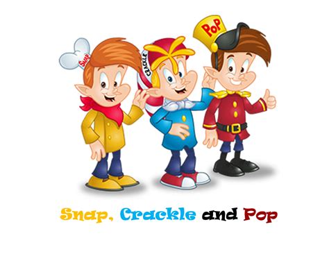 Snap, Crackle and Pop | Cereal characters, Comic character, Mascot