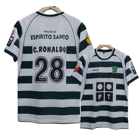 2001/03 Sporting Lisbon Cristiano ronaldo Jersey | Retro Collection ...