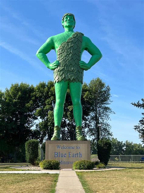 The Jolly Green Giant Statue. In Blue Earth, Minnesota | by Julia A ...