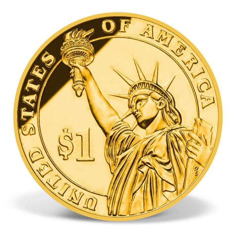 George Washington Presidential Coin Tribute | Gold-Layered | Gold ...