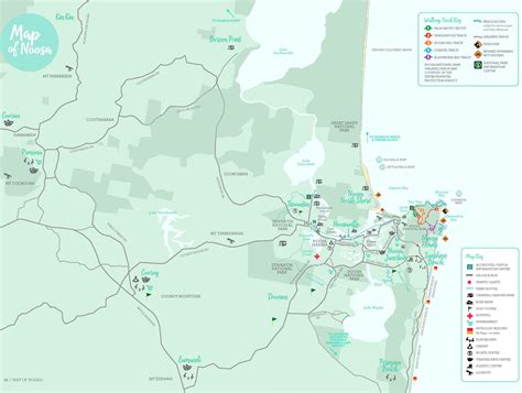 Noosa area tourist map