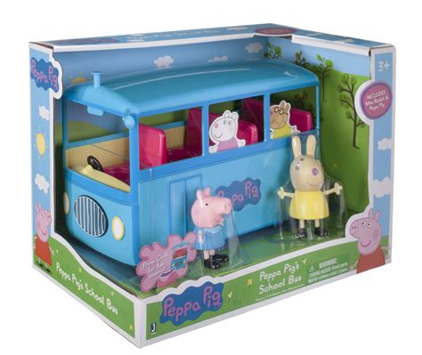 Toys School Bus includes Miss Rabit & Peppa Pig NEW PEPPA PIG Talking ...