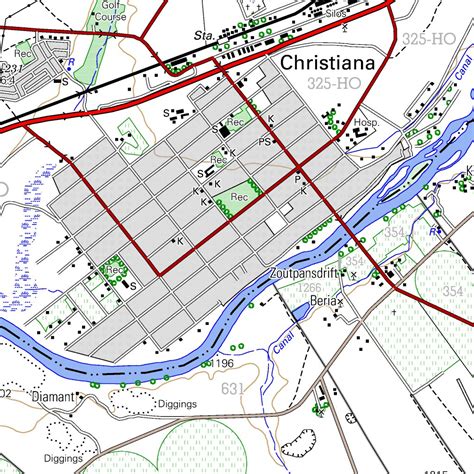 2725CC CHRISTIANA Map by Chief Directorate: National Geo-spatial ...