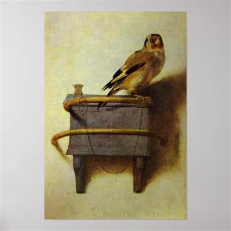 The Goldfinch painting reproduction Poster | Zazzle.com