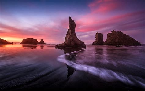 Bandon Beach, Oregon Coast, USA by Mark Brodkin