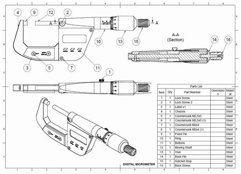 Digital Micrometer | CGTrader