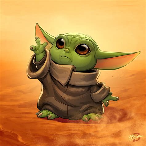 Baby Yoda by PatrickBrown on DeviantArt