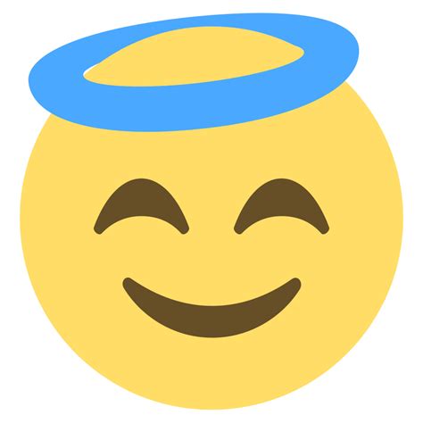 T-shirt Emoji Smiling Angel Smiley - glowing halo png download - 1024* ...