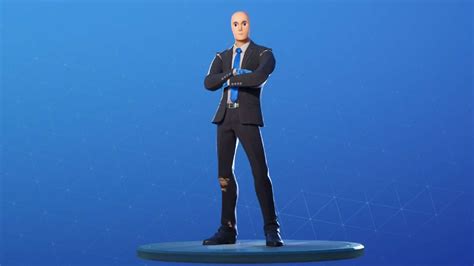 Fortnite Makes Stonks Meme Guy A Diamond Hanz Skin For April Fools' Day ...