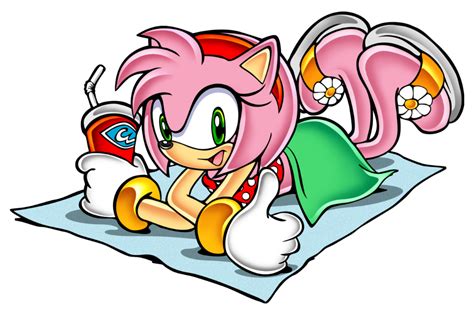 Artwork of Amy Rose, from ‘Sonic Adventure’ on the Dreamcast. | Sonic ...