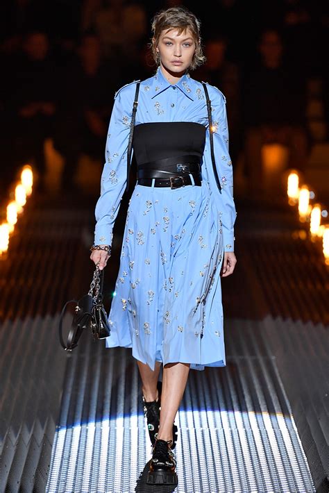 Gigi Hadid Walks Her First-Ever Prada Show in Milan | Teen Vogue