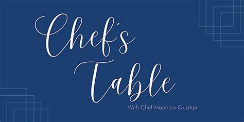 Chef’s Table - Visit Queen Anne's County