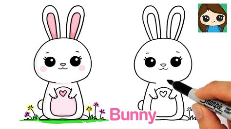 How to Draw a Bunny Easy Spring