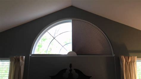 Arch Window Blinds Movable