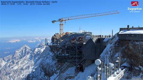 Cable car station under construction, Zugspitze, Germany [1095x616] : r ...