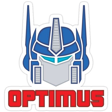 "Optimus Prime Logo" Stickers by Toon-Alchemist | Redbubble