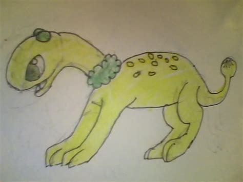 Grass lizard pokemon by HighNoonAce on DeviantArt