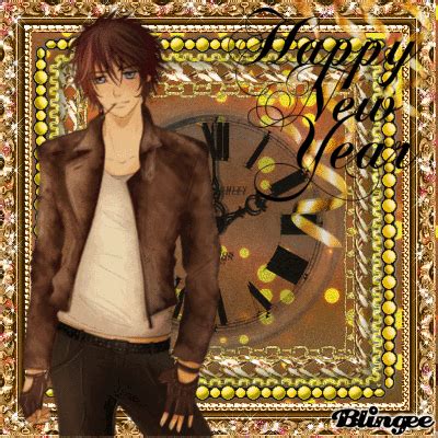 #Happy New Year# Anime Boy Picture #120072107 | Blingee.com