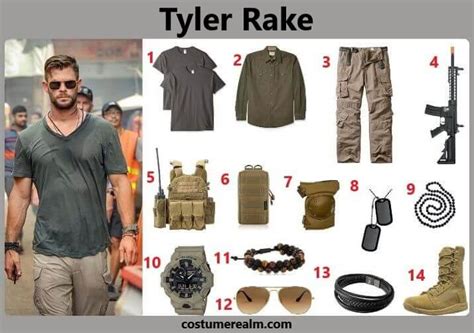 Extraction Tyler Rake Costume Guide