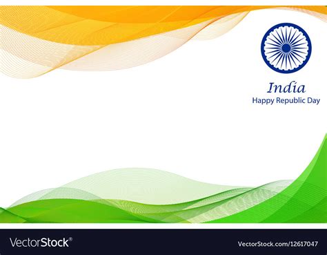 Happy republic day of india background Royalty Free Vector