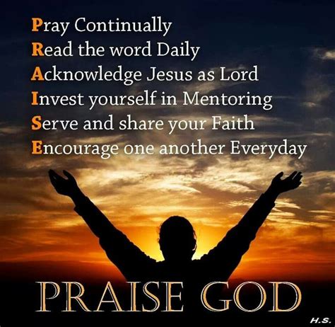 Praise Acronym | Praise Him!!! | Pinterest