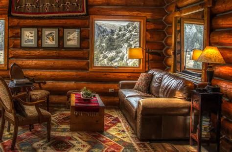 For That Rustic Look – A Log Cabin Living Room | Photo Remodeling Analysis