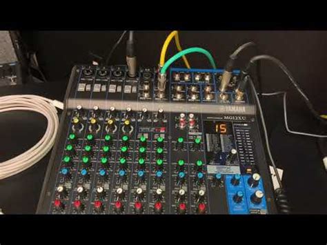 How To Setup YAMAHA MG12XU USB MIXER - YouTube