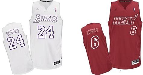 NBA, Adidas unveil Christmas Day jerseys for 2012 schedule of games