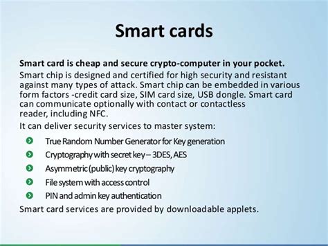 Smart Card and Strong Cryptography for instant security